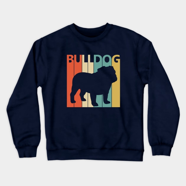 Vintage 1970s Bulldog Dog Owner Gift Crewneck Sweatshirt by GWENT